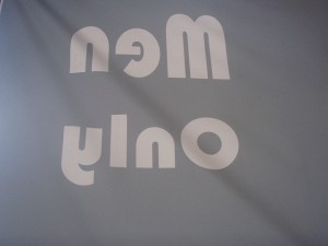 Men Only (No Women Allowed)