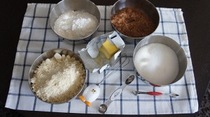 Ingredients Laid Out for Baking