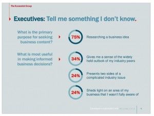 what executives want from content marketing